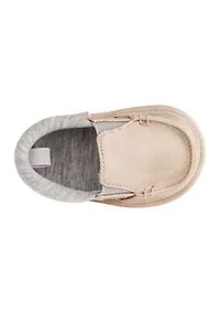 Baby Boys Tan Slip On Shoes