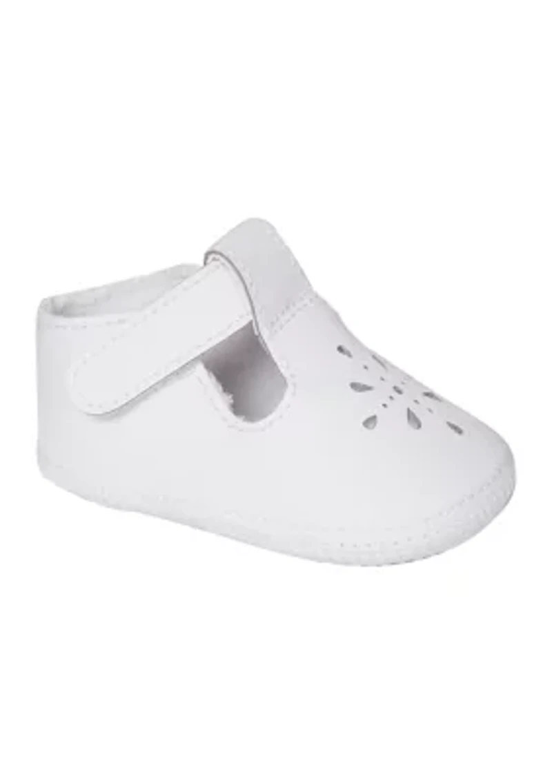 Baby Girls Leather Strap Performance Shoes