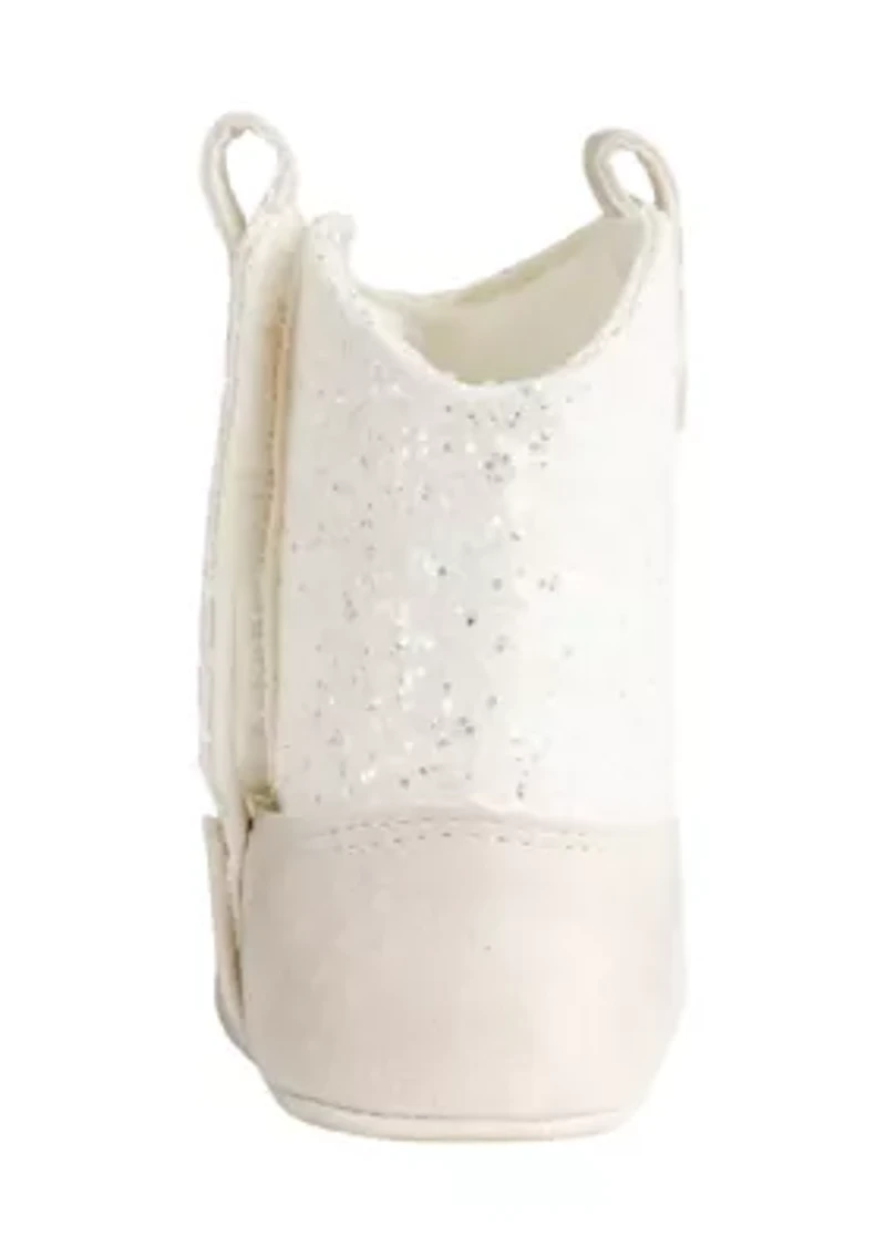 Baby Girls Miss Ivory Glitter Boots