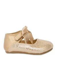 Baby Girls Chloe Rose Gold Walk with Bow Shoes