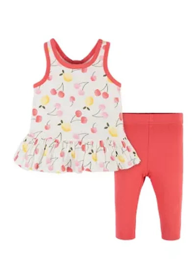 Baby Girls Pink Floral Set