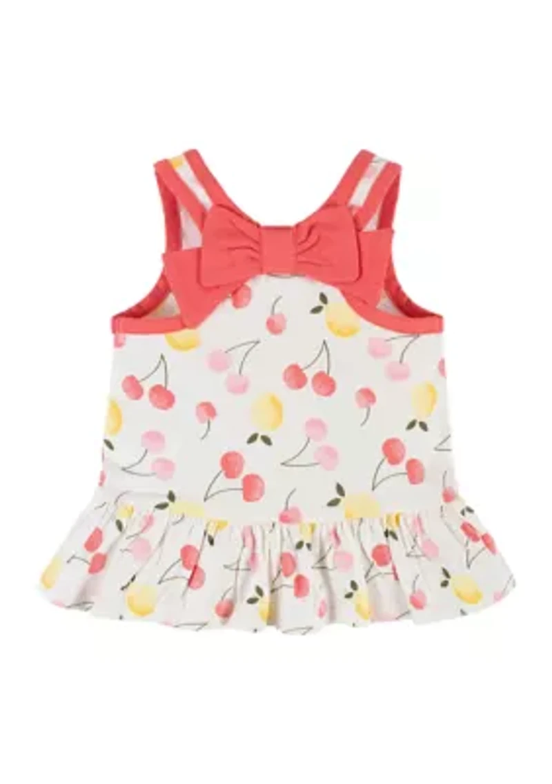 Baby Girls Pink Floral Set