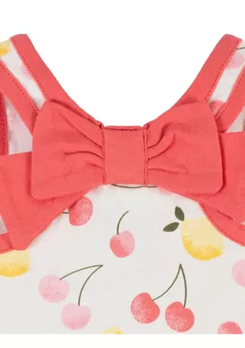 Baby Girls Pink Floral Set