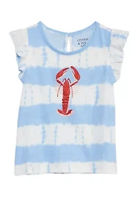 Toddler Girls Flutter Graphic Tank