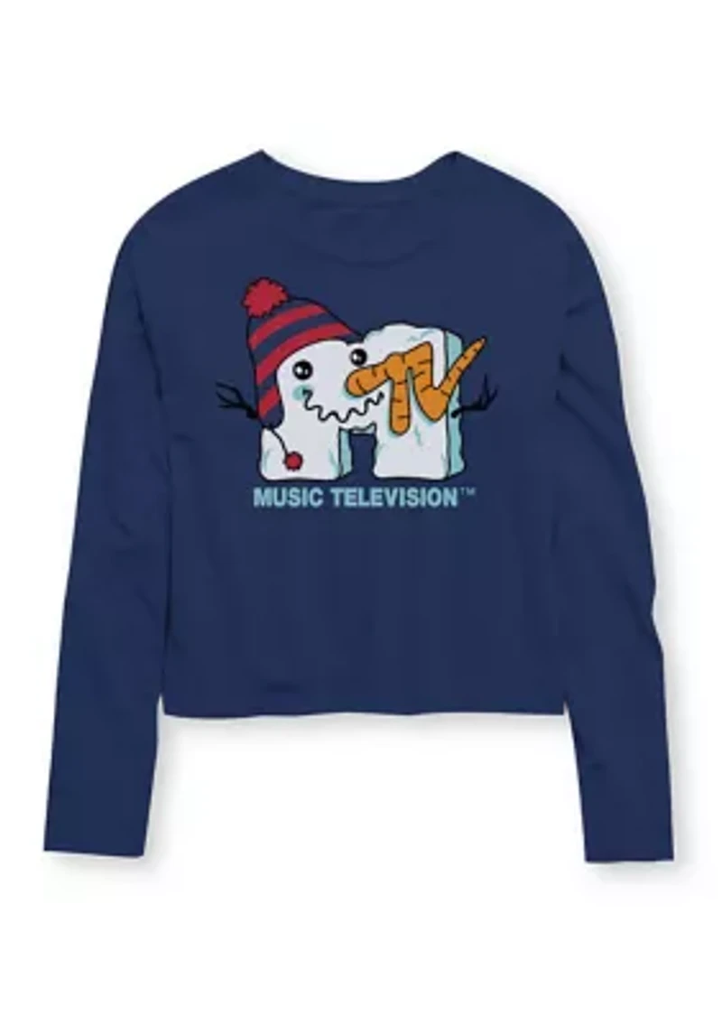 Toddler Girls Long Sleeve Graphic T-Shirt