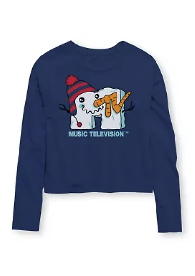 Toddler Girls Long Sleeve Graphic T-Shirt