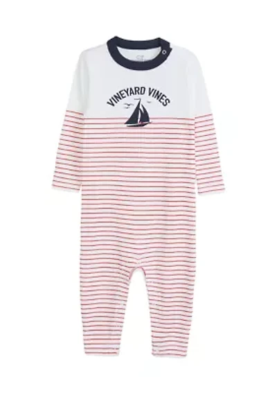 Baby Boys Collarless Bodysuit