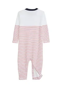 Baby Boys Collarless Bodysuit