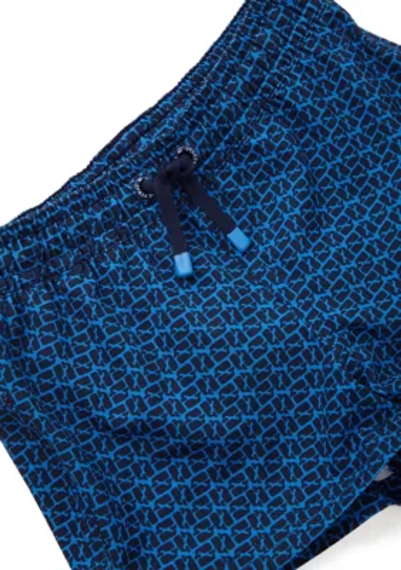 Baby Boys Printed Chappy Swim Trunks
