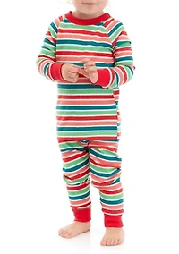 Toddler Merry Multi Stripe Pajama Set