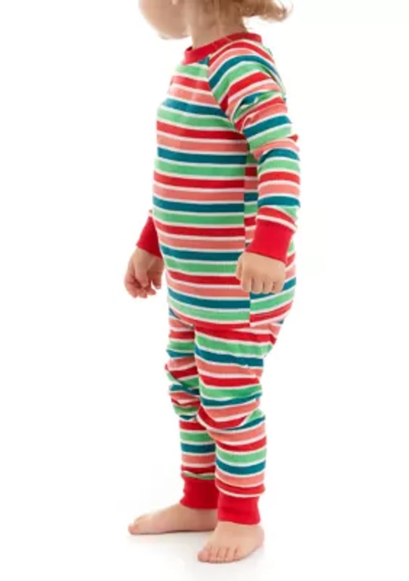 Toddler Merry Multi Stripe Pajama Set