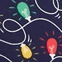 Unisex Toddler Navy Lights Pajama Set