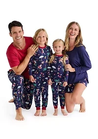 Unisex Toddler Beachy Christmas Pajama Set