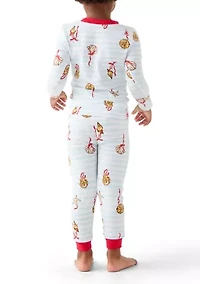 Unisex Toddler Shell Stripe Pajama Set
