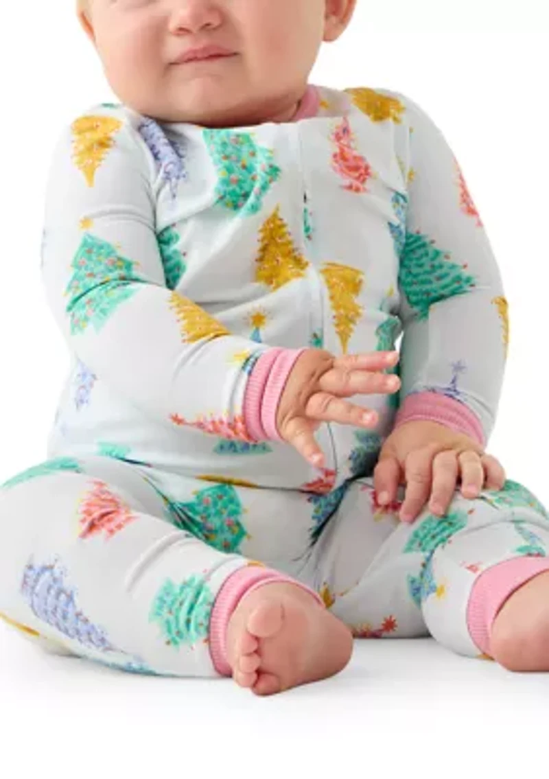 Baby Ballet Trees One Piece Pajama