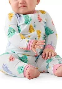 Baby Ballet Trees One Piece Pajama