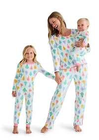 Unisex Toddler Ballet Trees Pajama Set