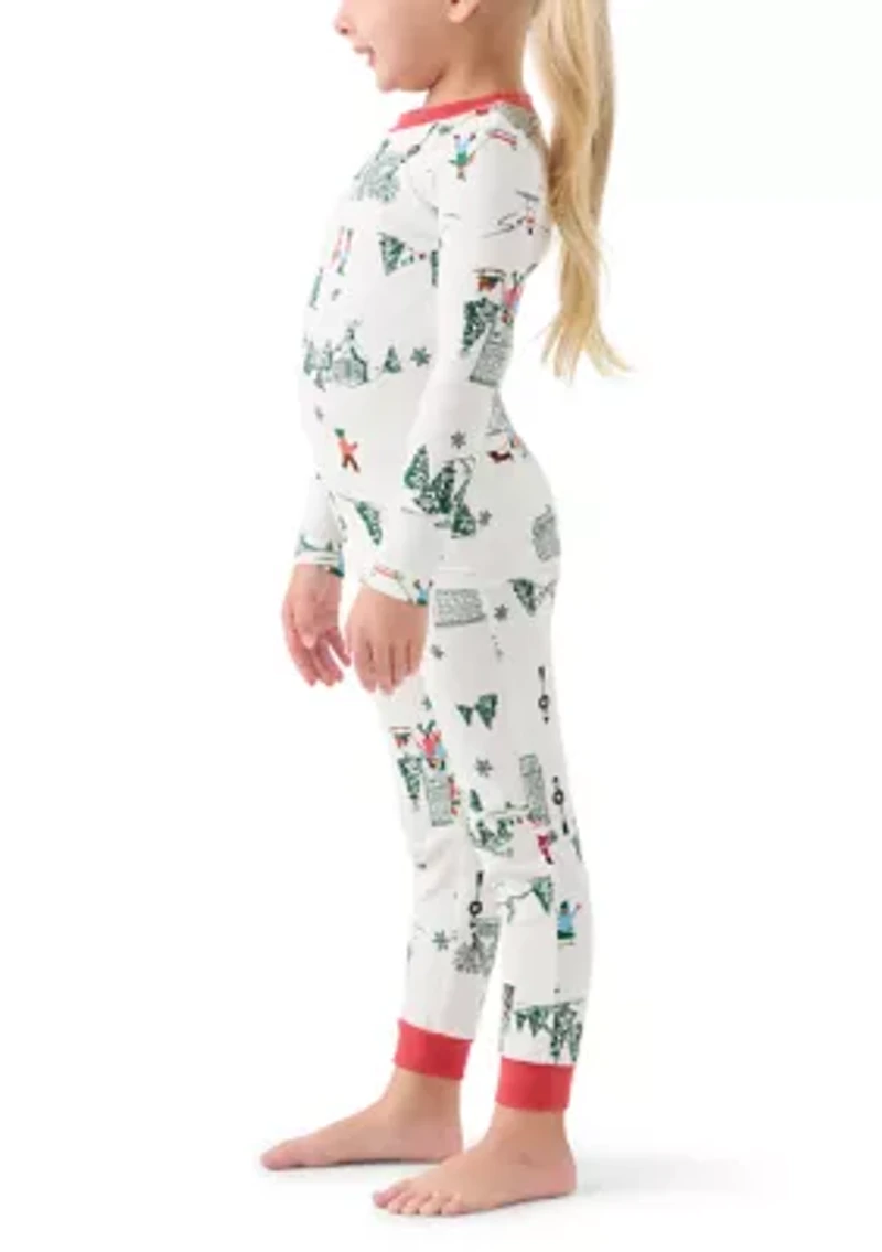 Unisex Toddler Winter Village Pajama Set
