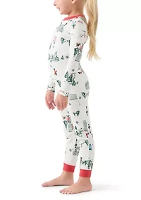 Unisex Toddler Winter Village Pajama Set