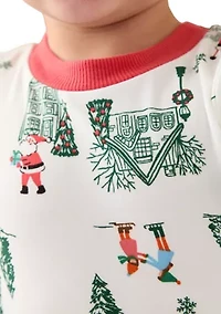 Unisex Toddler Winter Village Pajama Set