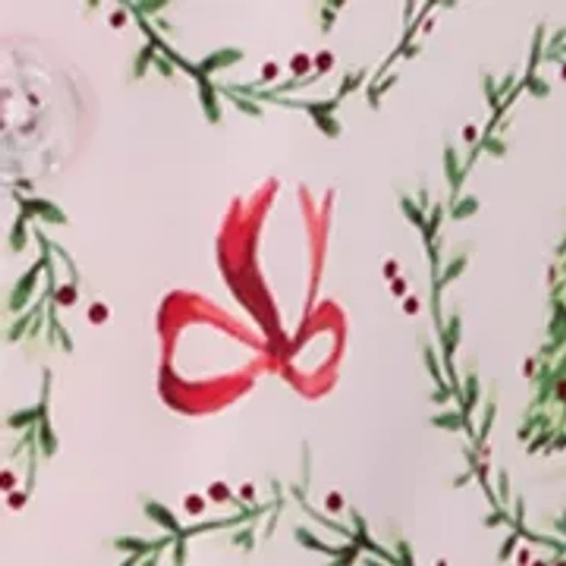 Unisex Toddler Holiday Bows and Wreaths Pajama Set