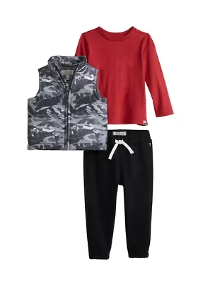 Toddler Girls 3 Piece Puffer Set