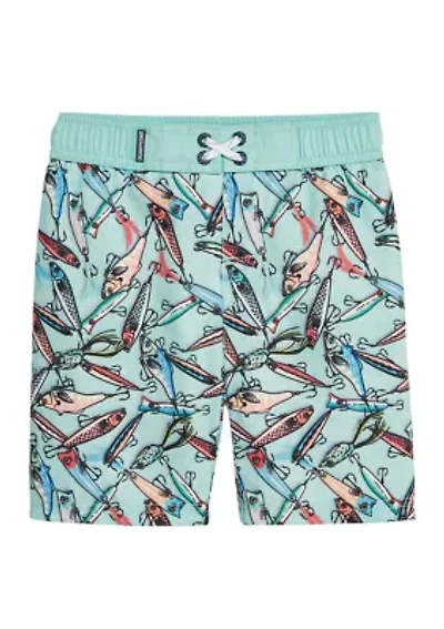 Toddler Boys Printed Board Shorts