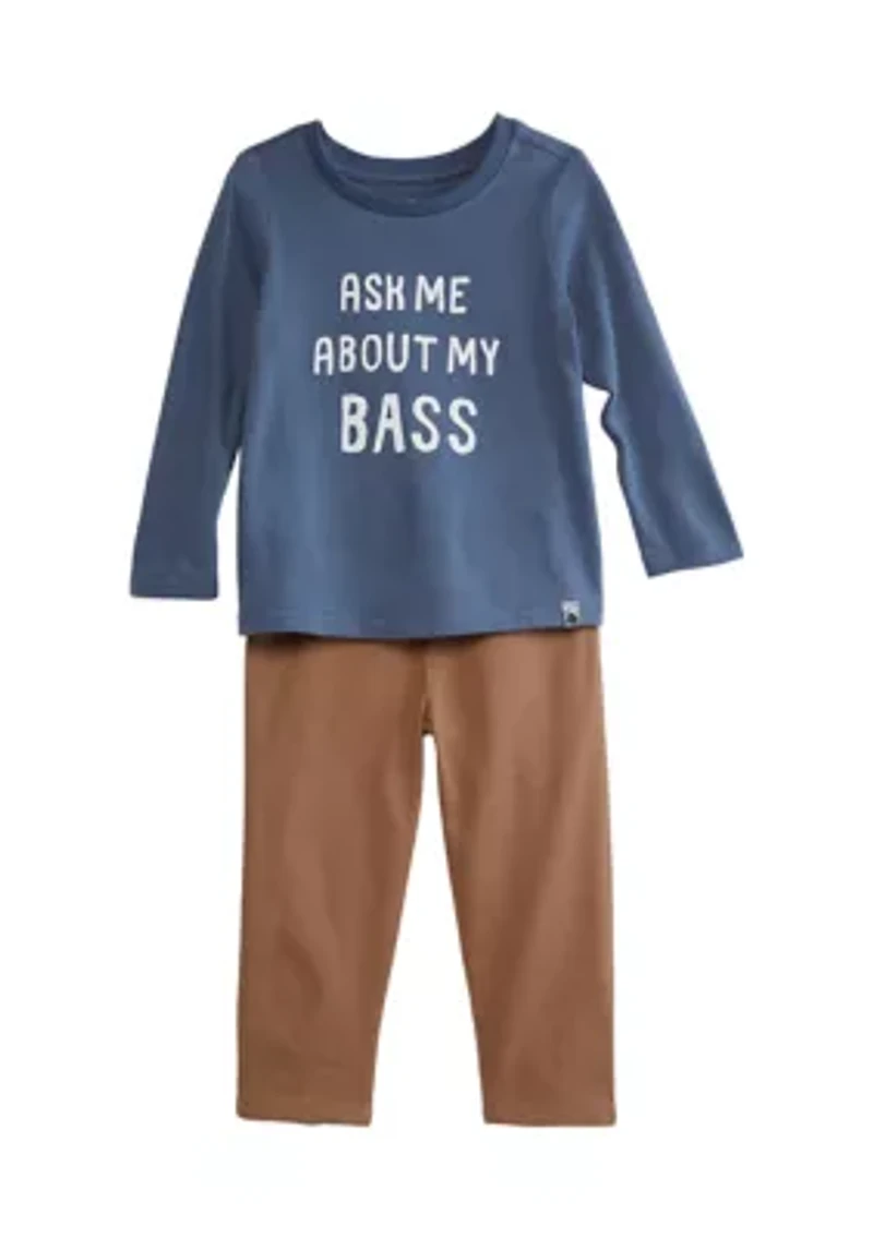 Baby Boys Graphic T-Shirt and Pants Set