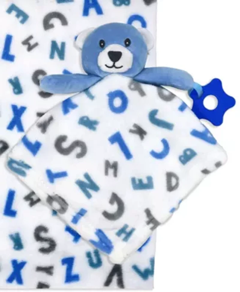 Baby Boys and Girls Blanket with Nunu Teether