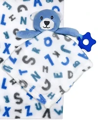 Baby Boys and Girls Blanket with Nunu Teether