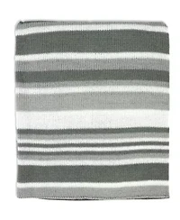 Baby Boys and Girls Striped Knit Blanket