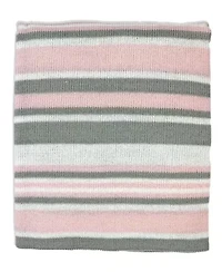 Baby Boys and Girls Striped Knit Blanket