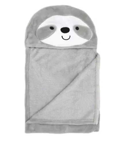Baby Boys and Girls Sloth Hooded Blanket