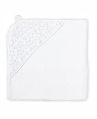 Baby Boys and Girls Star Muslin Lined Hooded Towel
