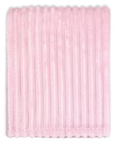 Baby Boys and Girls Striped Plush Blanket