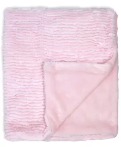 Baby Boys and Girls Ridged Plush Blanket