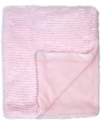 Baby Boys and Girls Ridged Plush Blanket