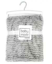 Baby Boys and Girls Ridged Plush Blanket