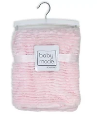 Baby Boys and Girls Ridged Plush Blanket