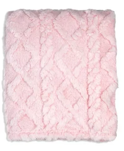 Baby Boys and Girls Sculpted Sherpa Blanket