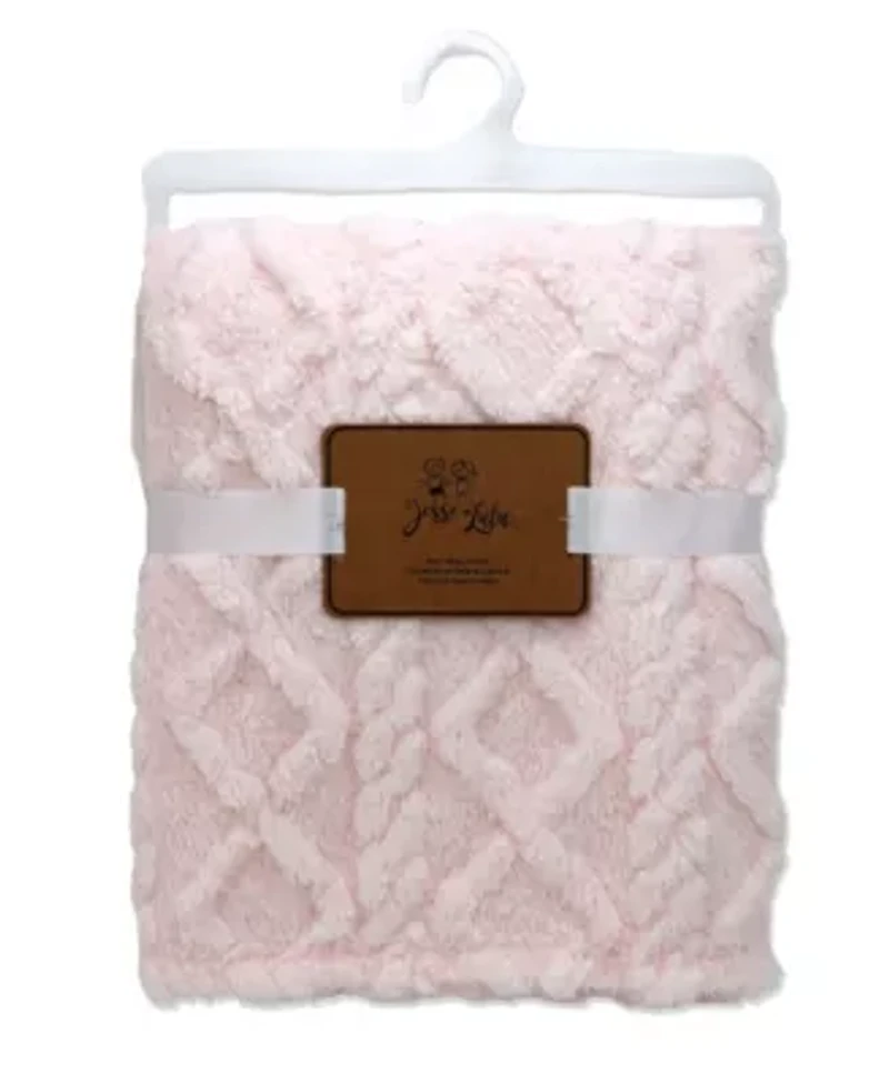 Baby Boys and Girls Sculpted Sherpa Blanket