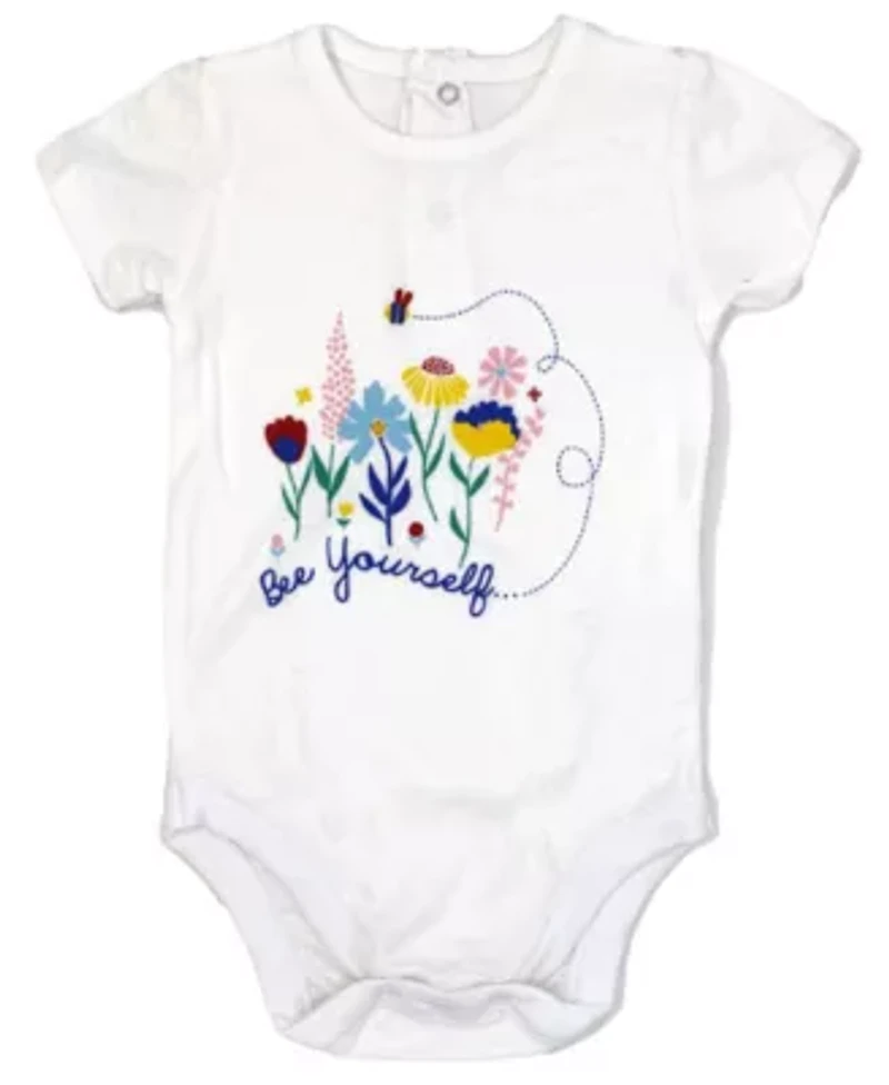 Baby Girls Bee Yourself Outfit with Socks