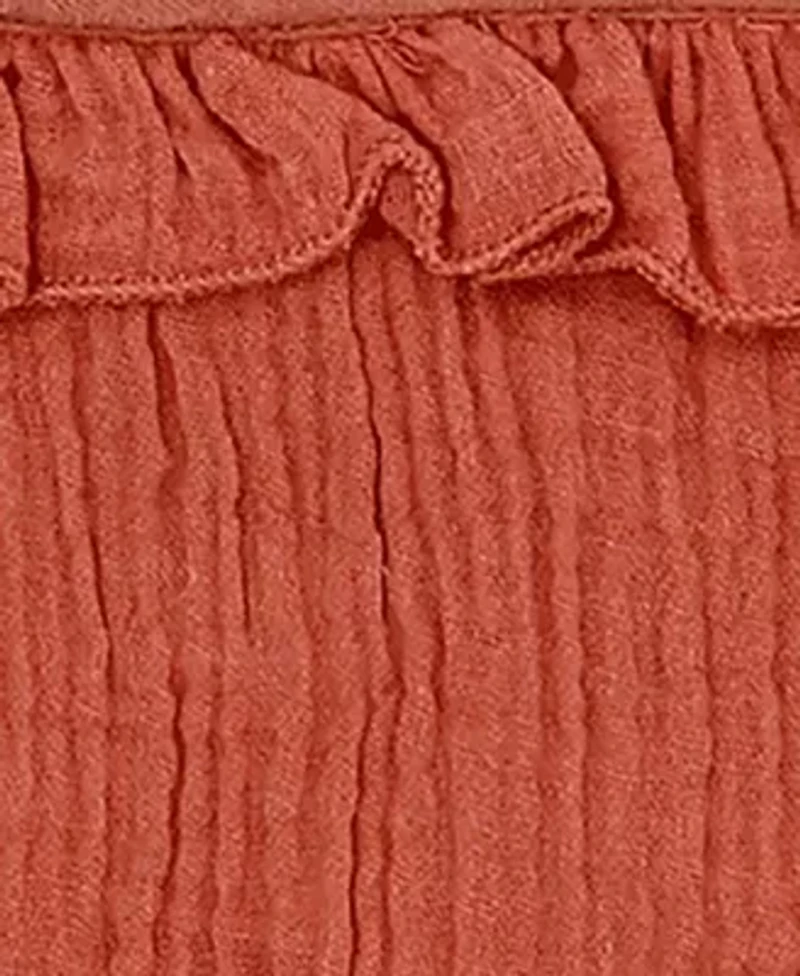 Baby Girls Coral Romper Set