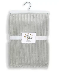 Baby Girls Striped Blanket with 4 Receiving Blankets