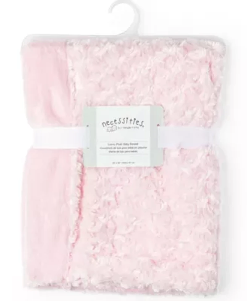 Baby Boys and Girls Curly Plush Blanket with Nunu