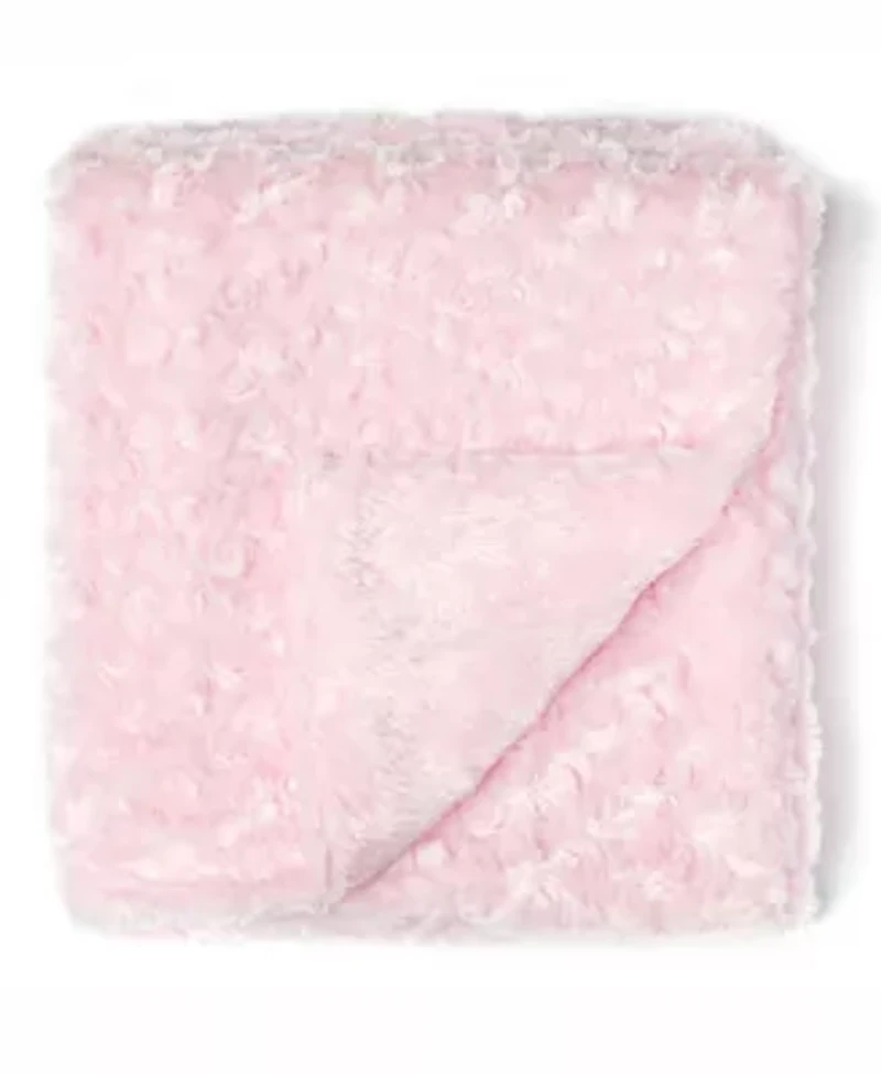 Baby Boys and Girls Curly Plush Blanket with Nunu