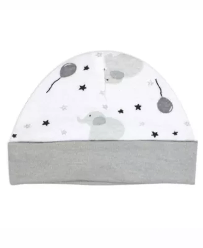 Baby Boys and Girls Elephants Balloons Layette, 5 Piece Set