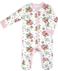 Baby Girls Rose Needlepoint Layette, 5 Piece Set
