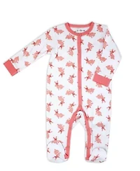 Baby Girls Floral Bunny Layette, 5 Piece Set