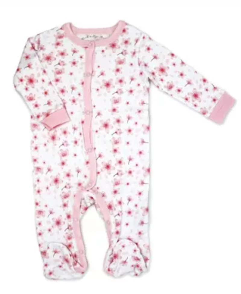 Baby Girls Cherry Blossoms Layette, 5 Piece Set